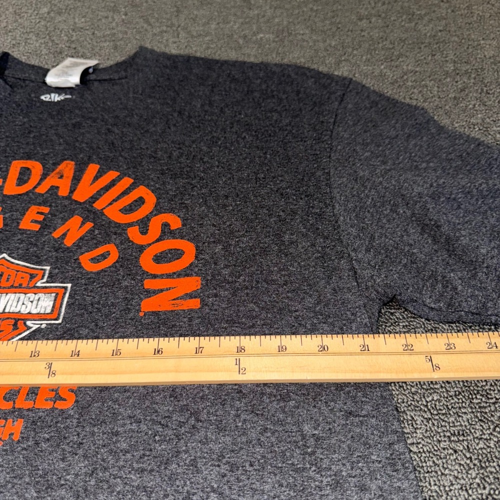 Harley-Davidson Wildcat London Kentucky Graphic T-Shirt Gray XL Biker Casual - Picture 8 of 8